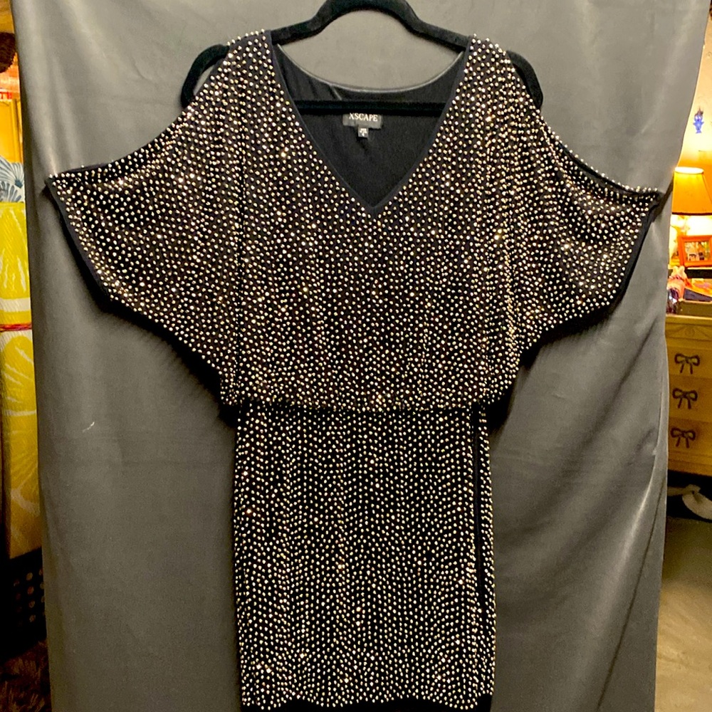 Beaded mini dress by Xscape size 4